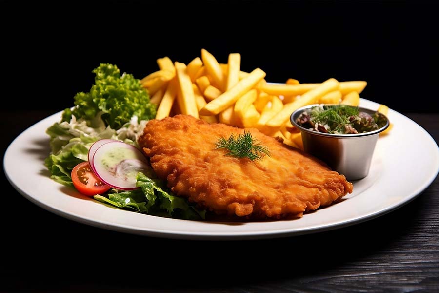 Fleisch und Fisch